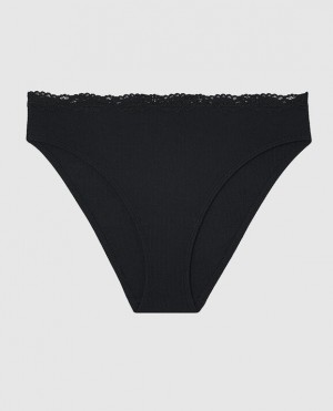 La Senza Bikini Panty Women's Underwear Black | 4LCixV5O