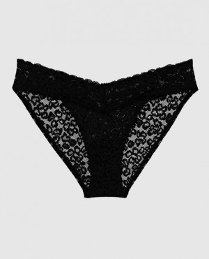 La Senza Bikini Panty Women's Underwear Black | s1cTMlnh