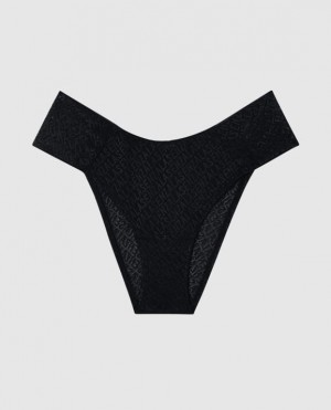 La Senza Bikini Panty Women's Underwear Black | jbluYO9B