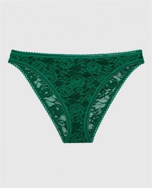 La Senza Bikini Panty Women's Underwear Green | oKBINDfq