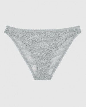 La Senza Bikini Panty Women's Underwear Grey | fBACYYNP