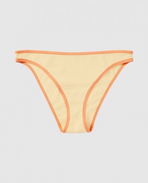 La Senza Bikini Panty Women's Underwear Light Yellow | 6D7WWwEQ