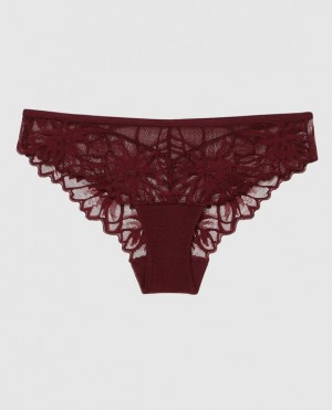 La Senza Bikini Panty Women's Underwear Red Burgundy | yTpR3tMi