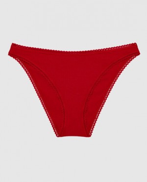 La Senza Bikini Panty Women's Underwear Red | 5Gp32zVw