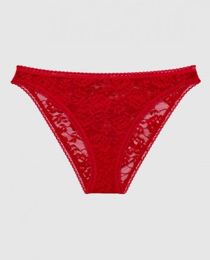 La Senza Bikini Panty Women's Underwear Red | Neim5L99