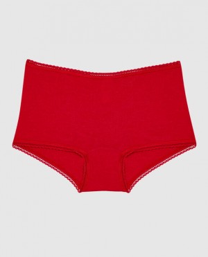 La Senza Boyshort Panty Women's Underwear Red | 4URqIPZj