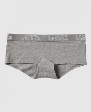 La Senza Boyshort Panty Women's Underwear Grey | jEWUpUfG