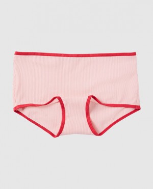 La Senza Boyshort Panty Women's Underwear Pink | TbV7BCTk