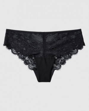 La Senza Cheeky Panty Women's Underwear Black | BewTBq0j