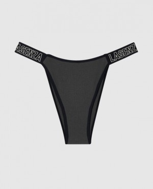 La Senza Cheeky Panty Women's Underwear Black | Boah80Hb