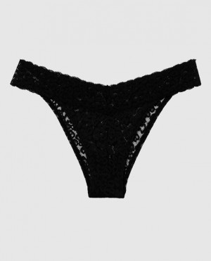 La Senza Cheeky Panty Women's Underwear Black | B3ODy1LX