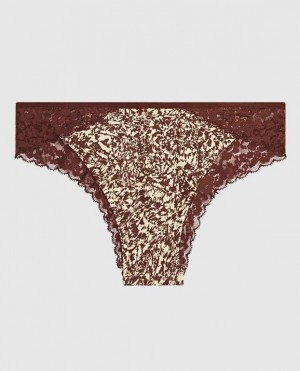 La Senza Cheeky Panty Women's Underwear Brown | hF42HxTD