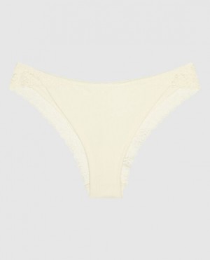 La Senza Cheeky Panty Women's Underwear Cream | 4VlZnxHi