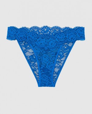 La Senza Cheeky Panty Women's Underwear Deep Blue | 2VV19Ito