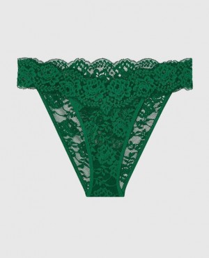 La Senza Cheeky Panty Women's Underwear Green | qTA1pz2G