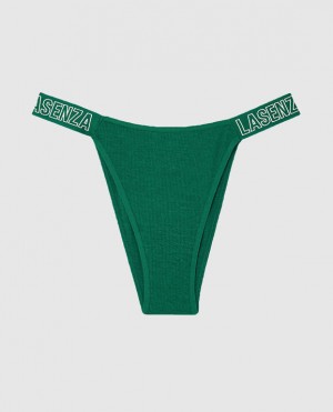 La Senza Cheeky Panty Women's Underwear Green | sstUTngG