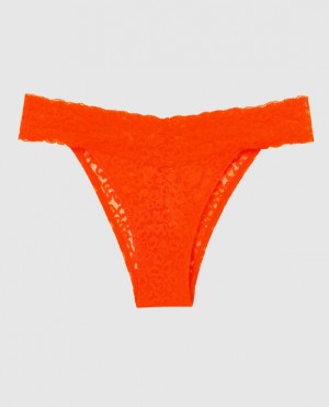 La Senza Cheeky Panty Women's Underwear Hot Glow | QnZznlSJ