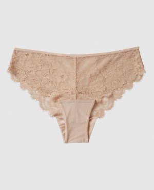 La Senza Cheeky Panty Women's Underwear Rosetan | Co5ZTAmg