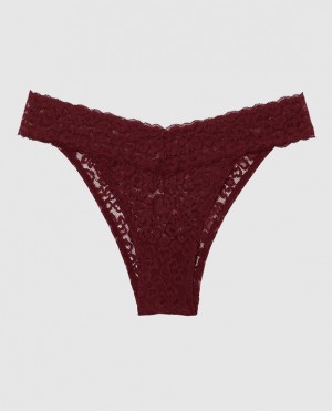 La Senza Cheeky Panty Women's Underwear Red Burgundy | vzx38oSm