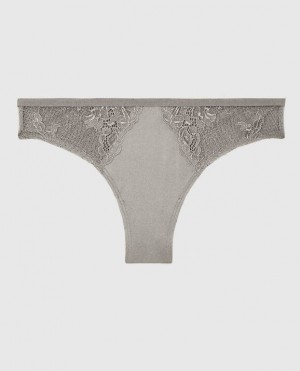 La Senza Cheeky Panty Women's Underwear Silver | UXs7Nhj8