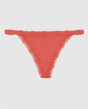 La Senza G-String Panty Women's Underwear Astro Dust | C4L1DLFE