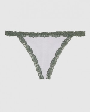 La Senza G-String Panty Women's Underwear Grey | K2hp7fMP