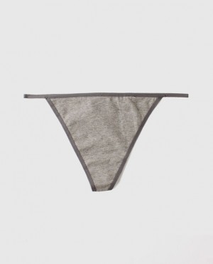 La Senza G-String Panty Women's Underwear Grey | BgGi3Lm6