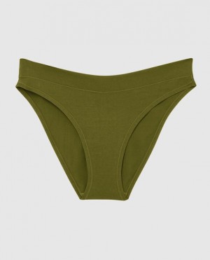 La Senza High Leg Bikini Panty Women's Underwear Avocado | 9f3tPqE6