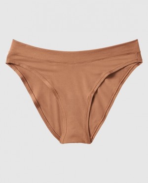 La Senza High Leg Bikini Panty Women's Underwear Caramel Kiss | 1z2CMTS1