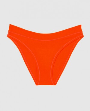 La Senza High Leg Bikini Panty Women's Underwear Hot Glow | c69UXVe0