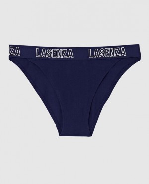 La Senza High Leg Cheeky Panty Women's Underwear Ocean Cavern | gxnXmECz