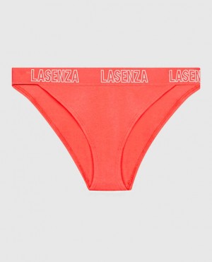 La Senza High Leg Cheeky Panty Women's Underwear Red | pkr4raO0