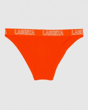 La Senza High Leg Cheeky Panty Women's Underwear Hot Glow | 8VbvmaP1