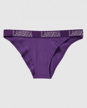 La Senza High Leg Cheeky Panty Women's Underwear Purple | OQ2bmEVi