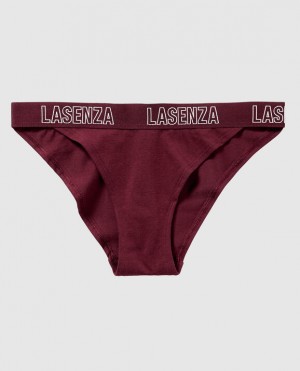 La Senza High Leg Cheeky Panty Women's Underwear Zinfandel | pzfxDUEM