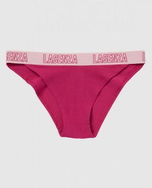 La Senza High Leg Cheeky Panty Women's Underwear Fuchsia | GmePuLZx