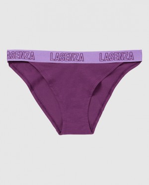 La Senza High Leg Cheeky Panty Women's Underwear Purple | 4bEu8zq0