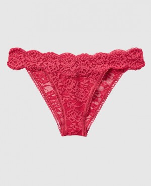 La Senza High Leg Cheeky Panty Women's Underwear Sweet Raspberry | J9tu6HZp