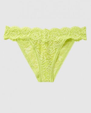 La Senza High Leg Cheeky Panty Women's Underwear Green | f5cbWWOA