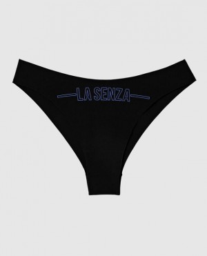 La Senza High Leg Cheeky Panty Women's Underwear Blue | j30FURAM