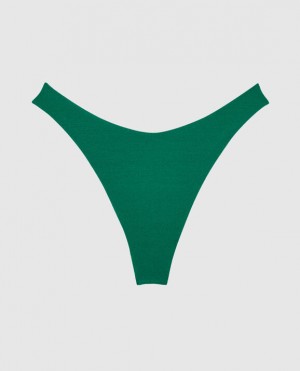 La Senza High Leg Thong Panty Women's Underwear Green | PMF4clIz