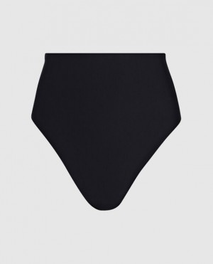 La Senza High Waist Smoothing Thong Women's Underwear Black | xzh8GsCy