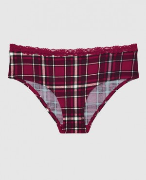 La Senza Hipster Panty Women's Underwear Party Plaid | oOLbROPv