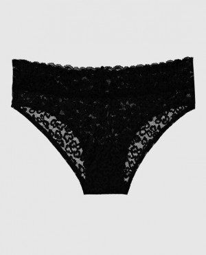 La Senza Hipster Panty Women's Underwear Black | 8sq8RZQP