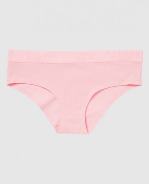 La Senza Hipster Panty Women's Underwear Pink White | wdyc8SB3