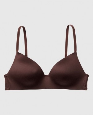 La Senza Light Push Up Wireless Women's Bras Beige | edydWRwa