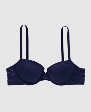 La Senza Lightly Lined Demi Women's Bras Ocean Cavern | U2dARpf5