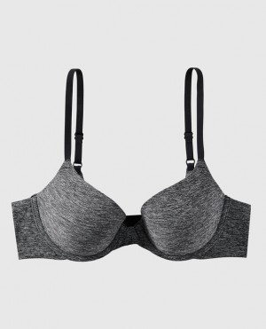 La Senza Lightly Lined Demi Women's Bras Black | x11WK1Bn