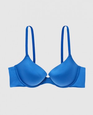 La Senza Lightly Lined Demi Women's Bras Deep Blue | m3M2lgY4