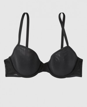 La Senza Lightly Lined Demi Women's Bras Black | NuICVI4W